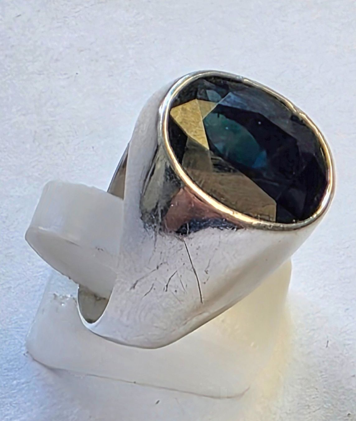 Anelli: Weissgold Safir Ring – Usato da Zürich venduto da ben_mn5h 9