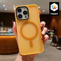 iPhone 14 MagSafe Silikon Case Yellow