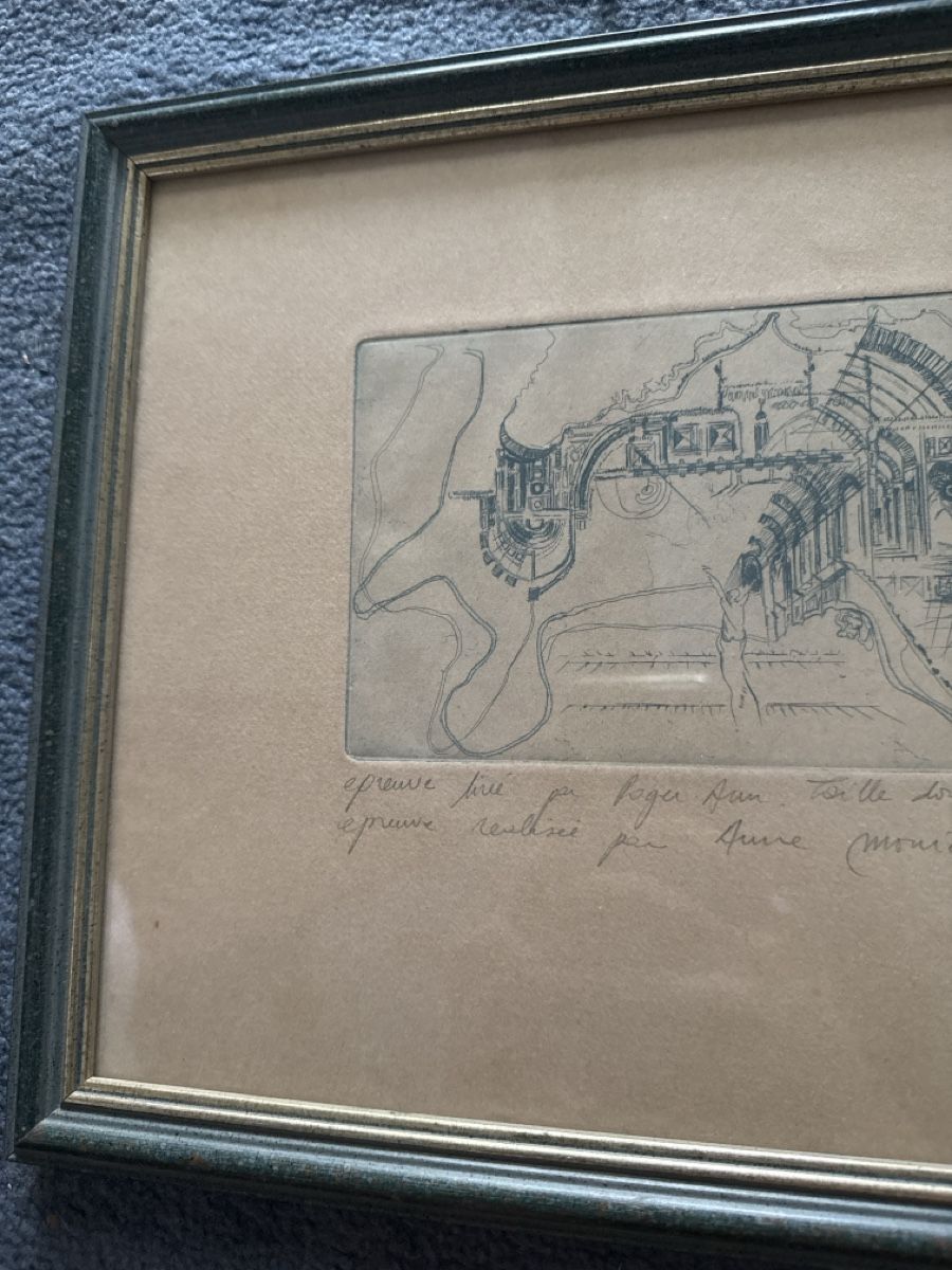Gemälde: Architectural Fantasy Composition, framed in Ascona, Switze – Gebraucht aus Cevio von BiadiciT 2