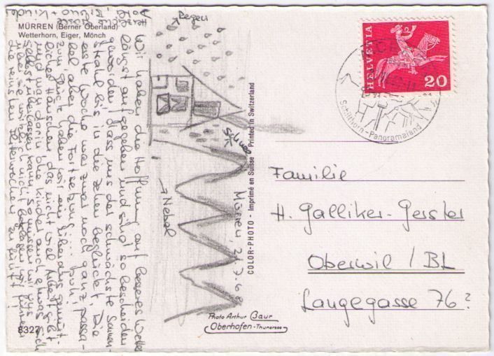 Cartes postales: Mürren – D'occasion à Binningen par Mountainrider 1