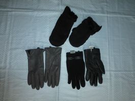 drei Paar Handschuhe für Damen