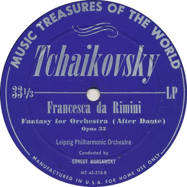 Dischi in vinile: Tchaikovsky Mendelssohn Francesca Rimini – Usato da Genève venduto da Cockattoo 2