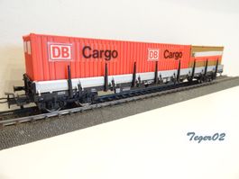 Fleischmann H0 5287 Flachwagen mit Alu-Seitenbohlen