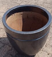 Blumentopf Keramik dunkelgrau 46*46