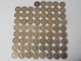 69 x 5 Rp.  ab 1883  alles versch. Jahrgänge siehe Bilder