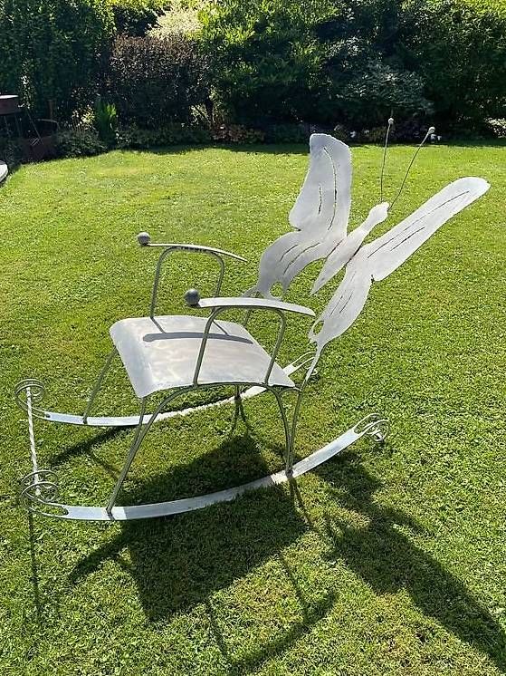 Stühle: Einzigartiger, Schaukelstuhl  Unikat – Gebraucht aus Sargans von 1windi3