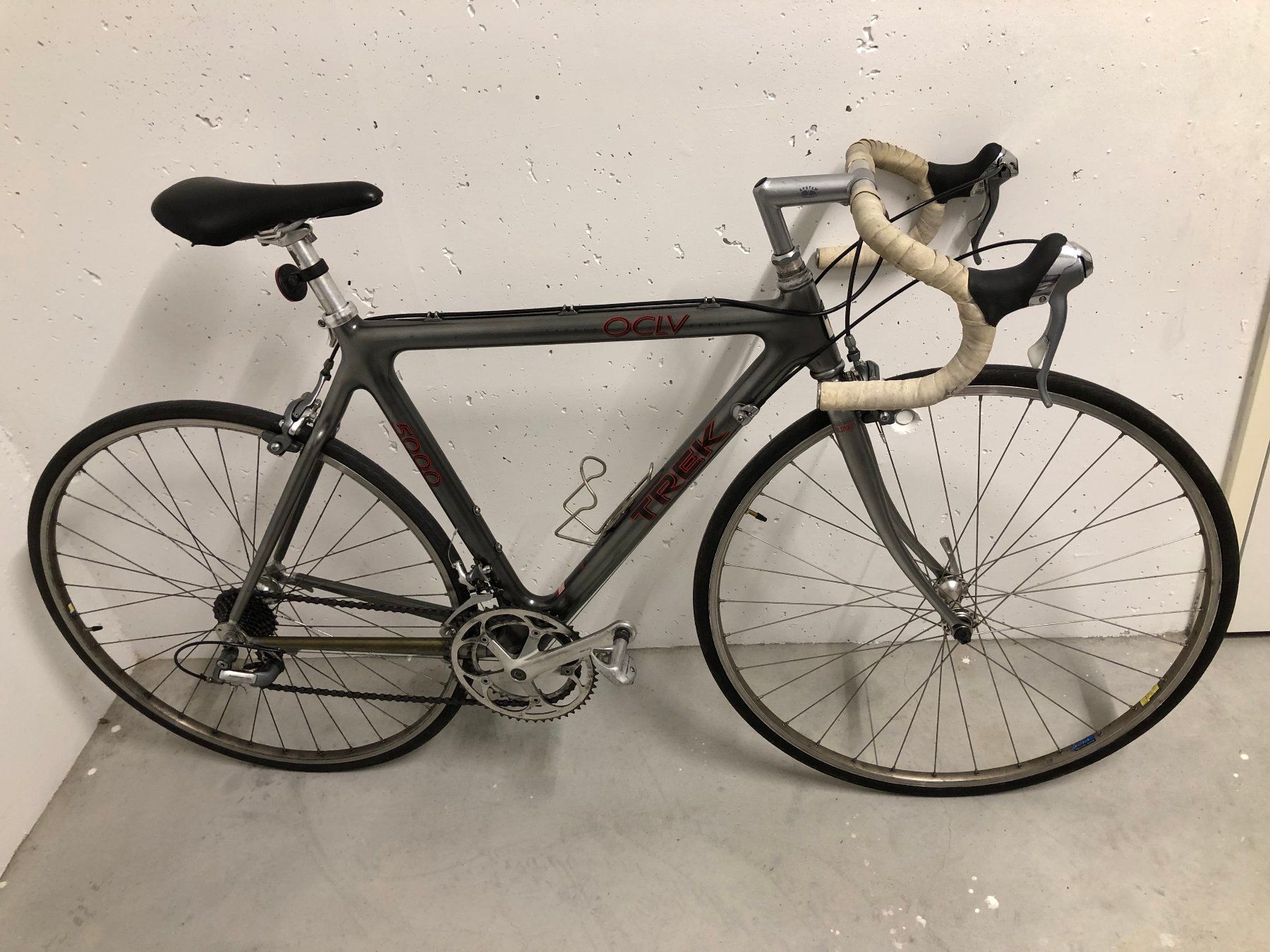 Trek Velos: Carbon Rennvelo Trek 5000 mit Shimano 600  Rahmengrösse M – Gebraucht aus Hirzel von Lucerne_Swiss