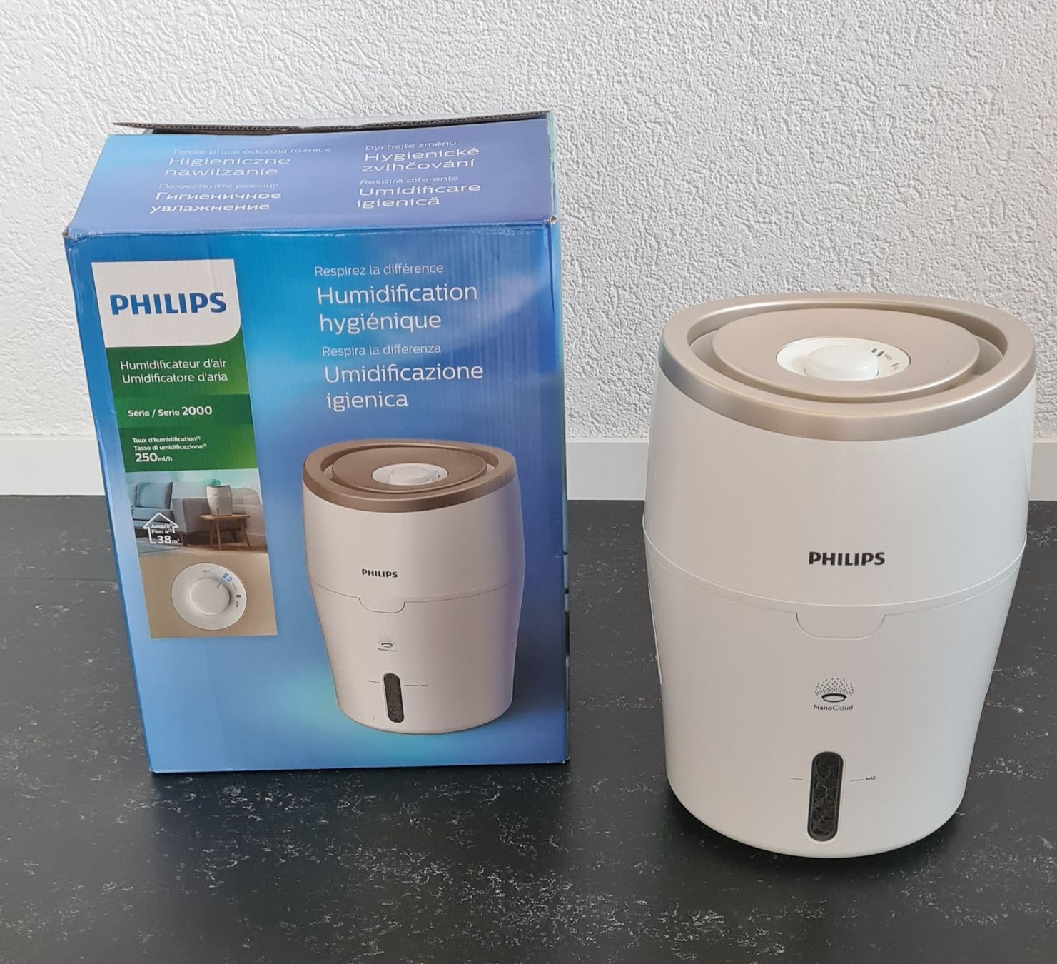 Philips Umidificatori d'aria: Luftbefeuchter Philips HU4811/10 Neuwertig – Nuovo (secondo la descrizione) da Steffisburg venduto da Black-Jack 1