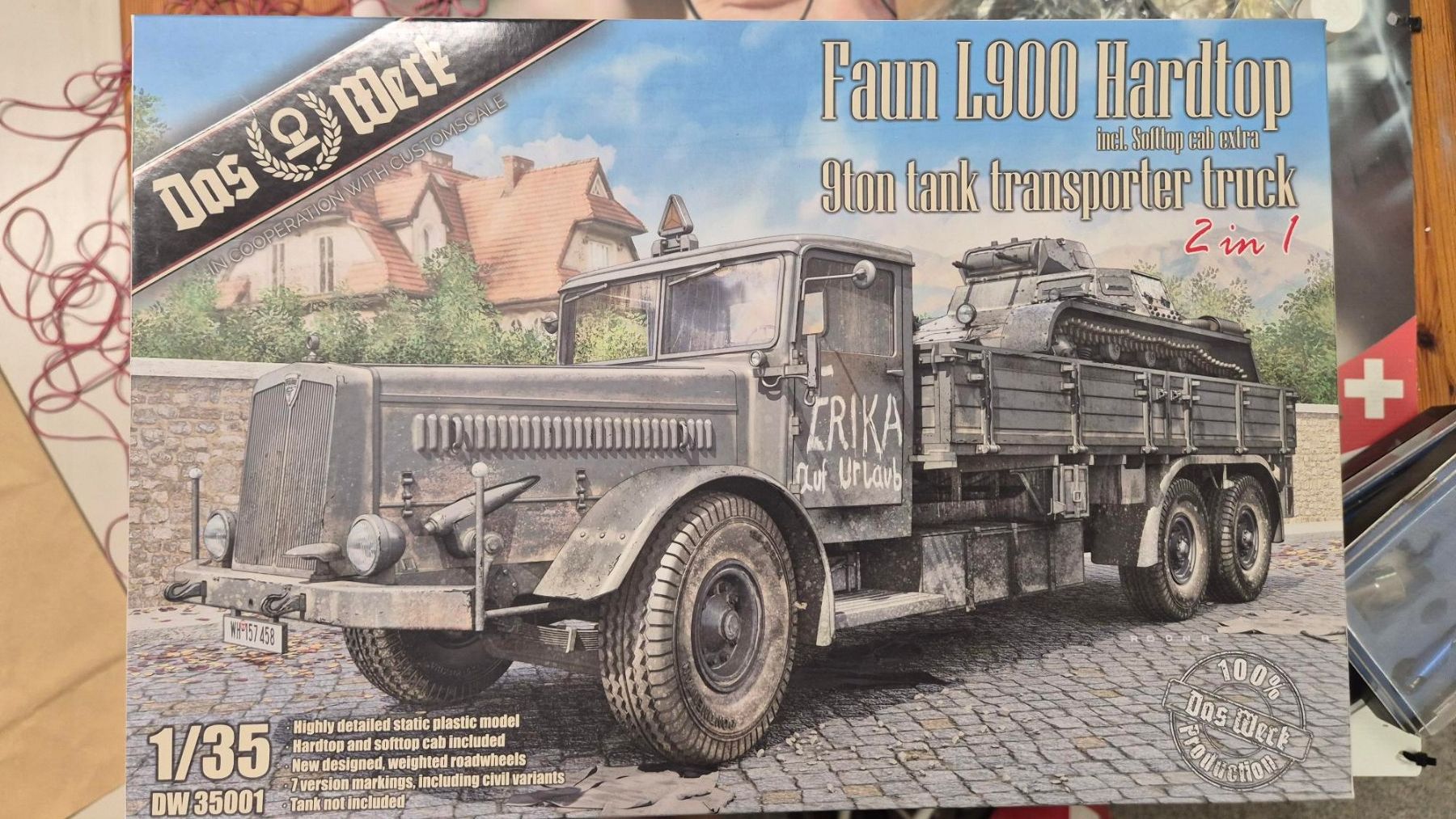 Kit di modellismo & Modellini statici: Faun L900 Hardtop – Nuovo (secondo la descrizione) da Wettingen venduto da Mmarb