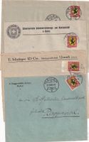 11 Briefvorderseiten Pro Juventute Schaffhausen 1924
