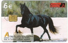 Telefonkarte Spanien Pferd