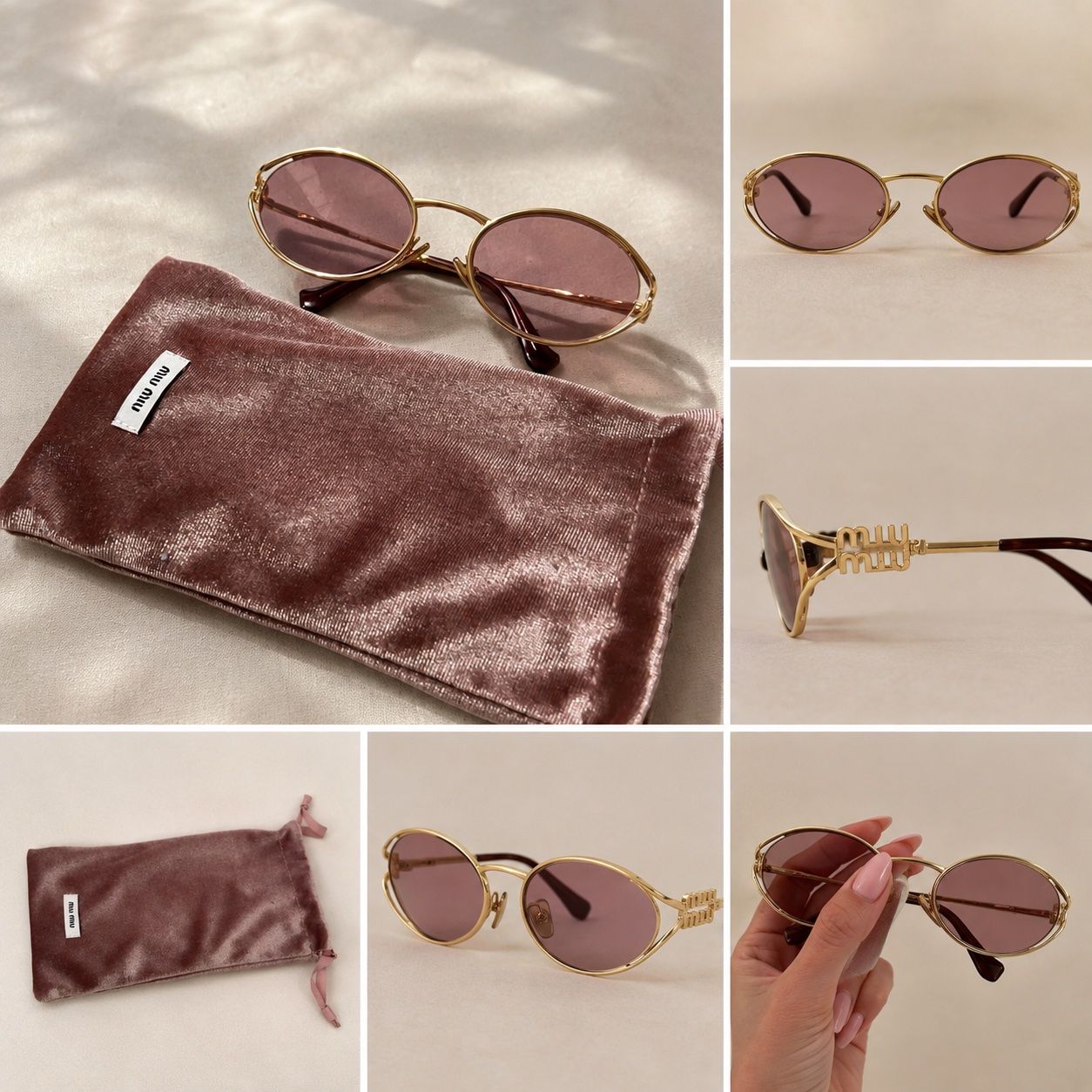 Miu Miu Brillen & Gläser: MiuMiu Sonnenbrille Rosa – Neu (gemäss Beschreibung) aus Aarau von jul_gyd8