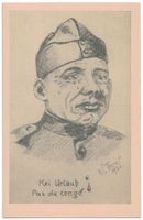 Militärkarikatur: Kei Urlaub, datiert 1926