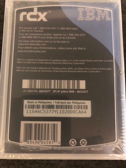 IBM Dischi rigidi: IBM 320GB Hard Disk Cartridge – Nuovo e nell'imballaggio originale da Allschwil venduto da mematho 1