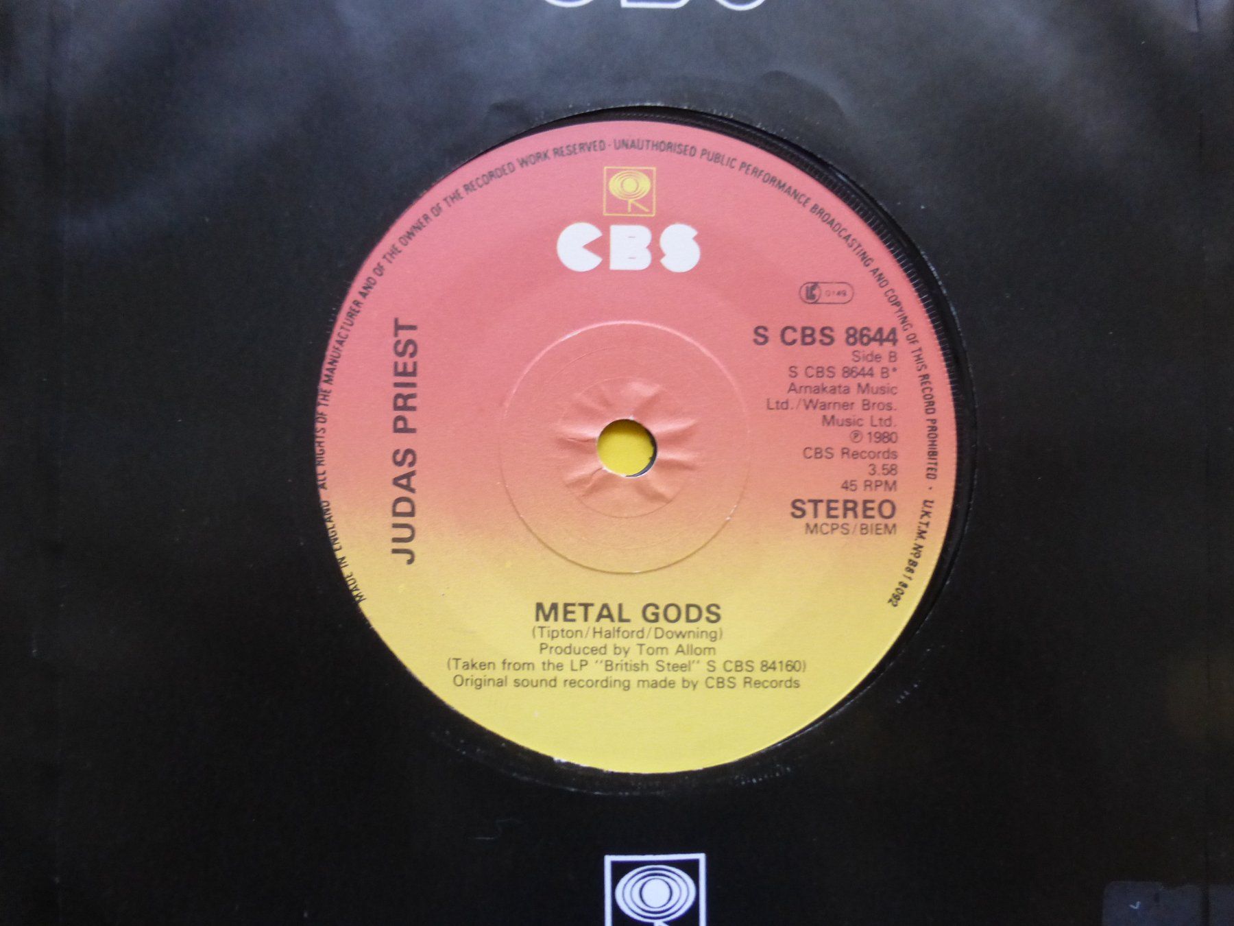 Dischi in vinile: Judas Priest – Breaking The Law – Usato da Zürich venduto da Swiss57 1