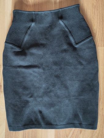 Schwarzer Minirock von Alaïa (Vintage), Gr. XS