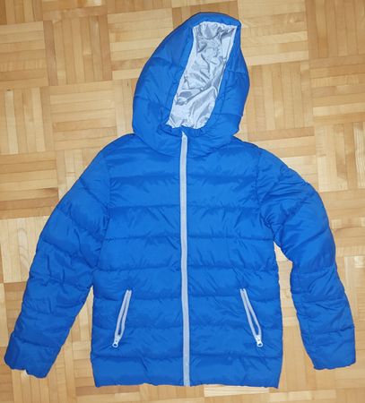 47. Doudoune Benetton garçon, bleu, taille 150cm,