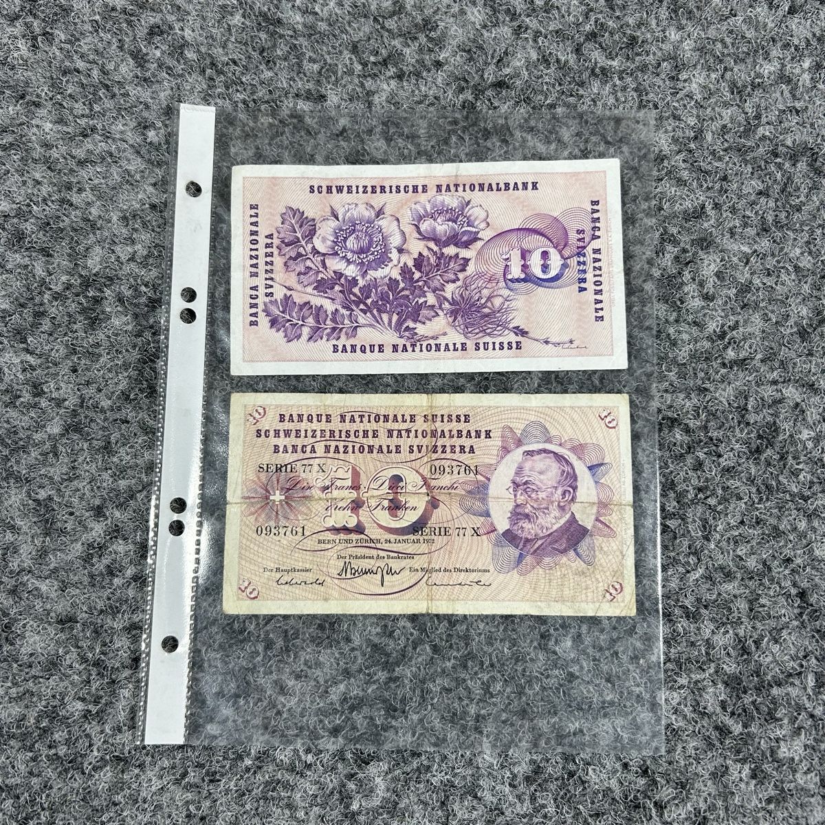 Billets de banque: 1972 billets de 10 – D'occasion à La Sagne NE par Matlasape