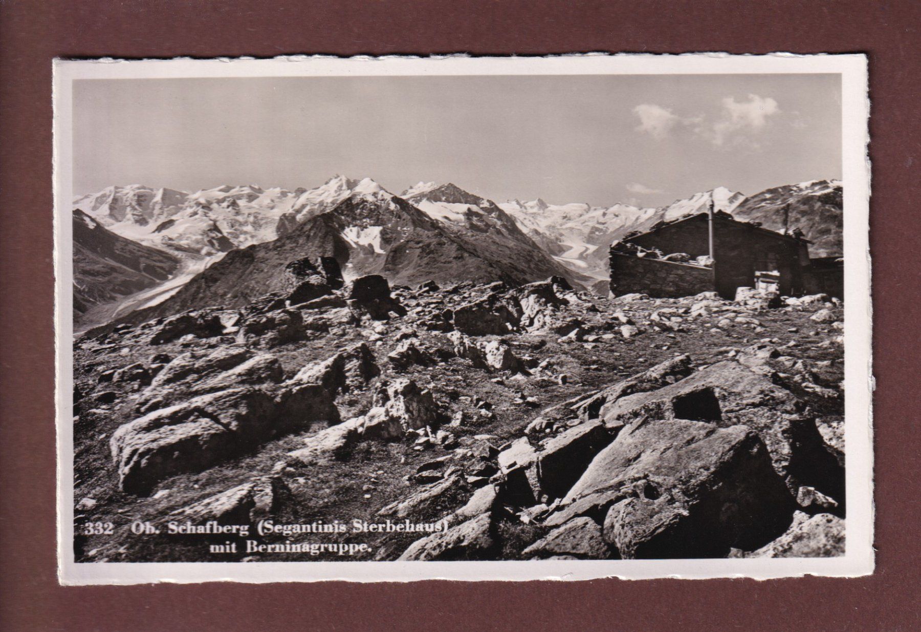 Ansichtskarten: OBERE SCHAFBERG - Berninagruppe – Gebraucht aus Pully von nicecards-shop