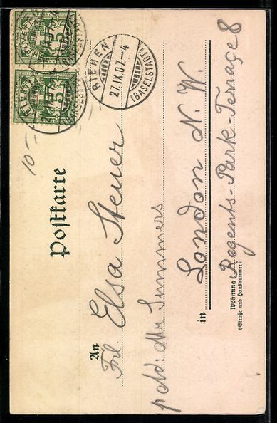 Cartoline postali: Basel, Pilgermission St. Crischona, Blic – Usato da Berlin venduto da bartko-reher 1