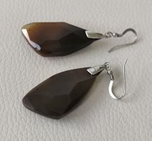 Ohrring Silber 925 mit Rauchquarz