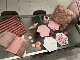 Deko Set Rosa