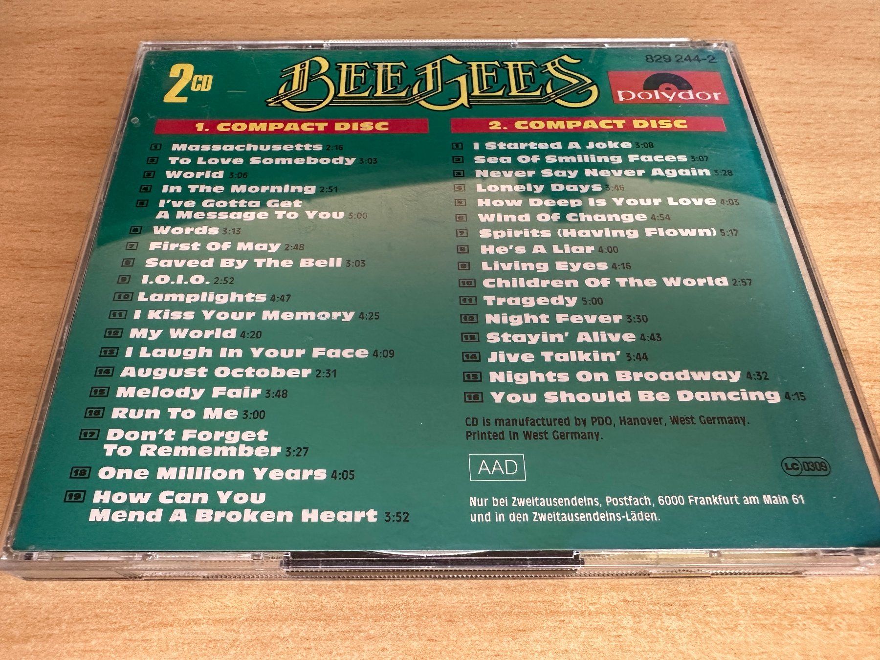 CDs: Bee Gees – Bee Gees - 2 CD – Gebraucht aus Rikon im Tösstal von Alpenmutz 1