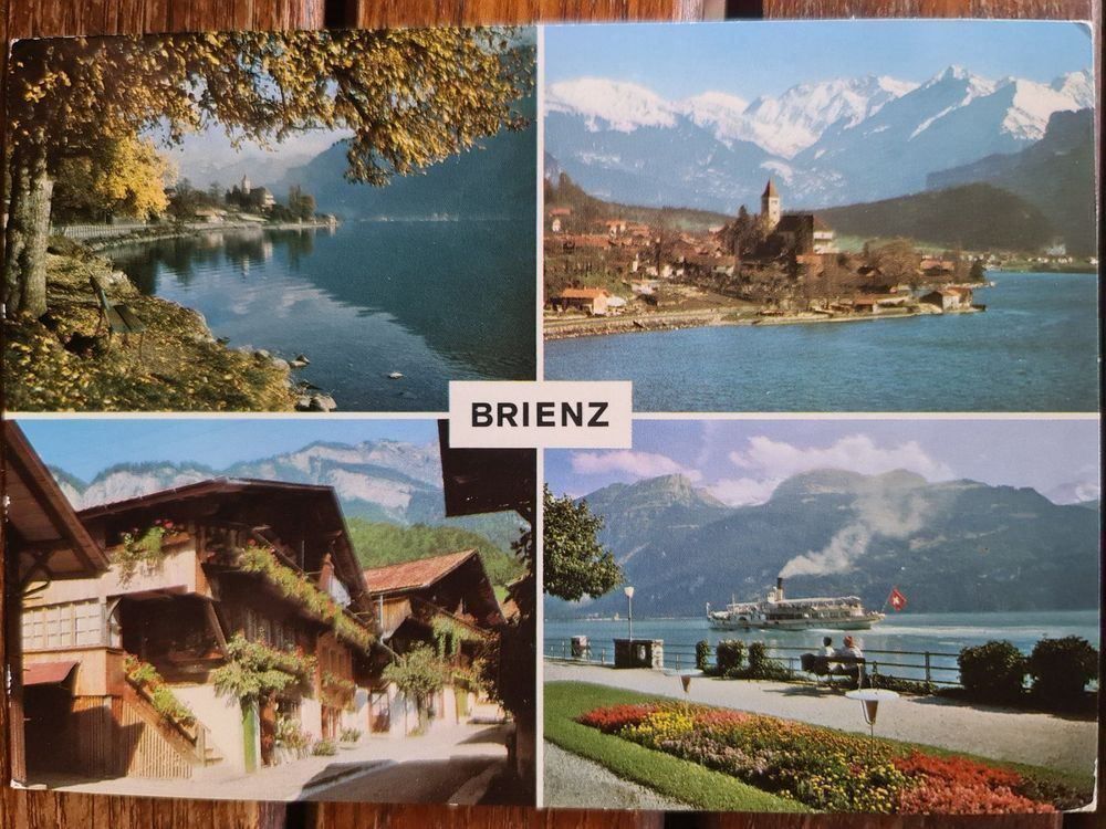 Cartoline postali: Ansichtskarte Brienz Brienzersee – Usato da Dintikon venduto da Vexi