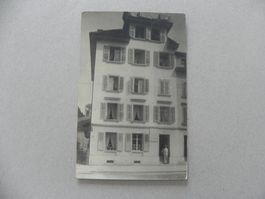 Echtphoto Karte Stadt Luzern Haus Nr. 14 / 16 Geschäft 1919