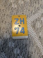 Nummeranhänger ZH 74 831112 guter Zustand