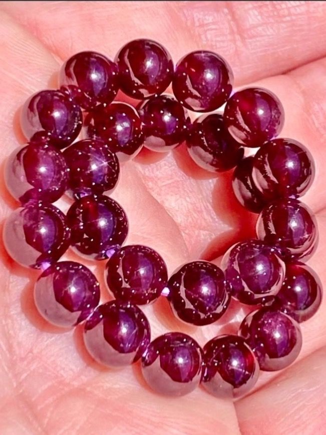 Armbänder & -reifen: Armband mit echten Stern Granat – Neu und originalverpackt aus Matten b. Interlaken von kero71 4