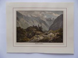 Misox Mesocco Burgruine