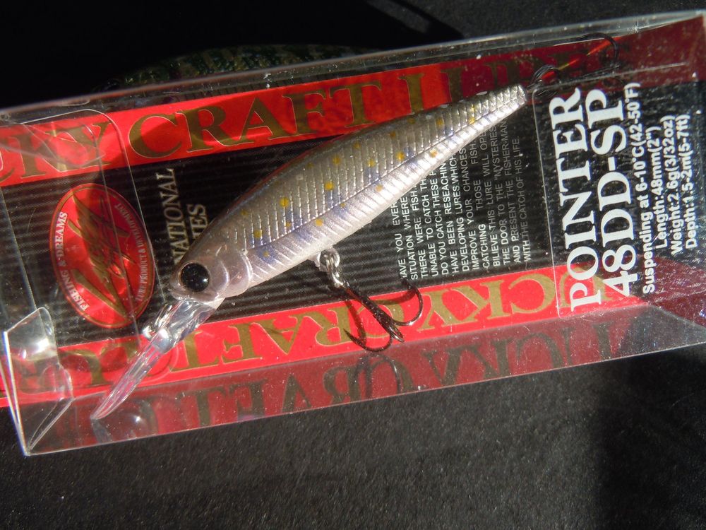 Lucky Craft Pointer 48DD SP Aurora Black (Neu und originalverpackt) in