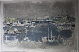Epr. d'Art. sign. Lithographie von Henri Schmid