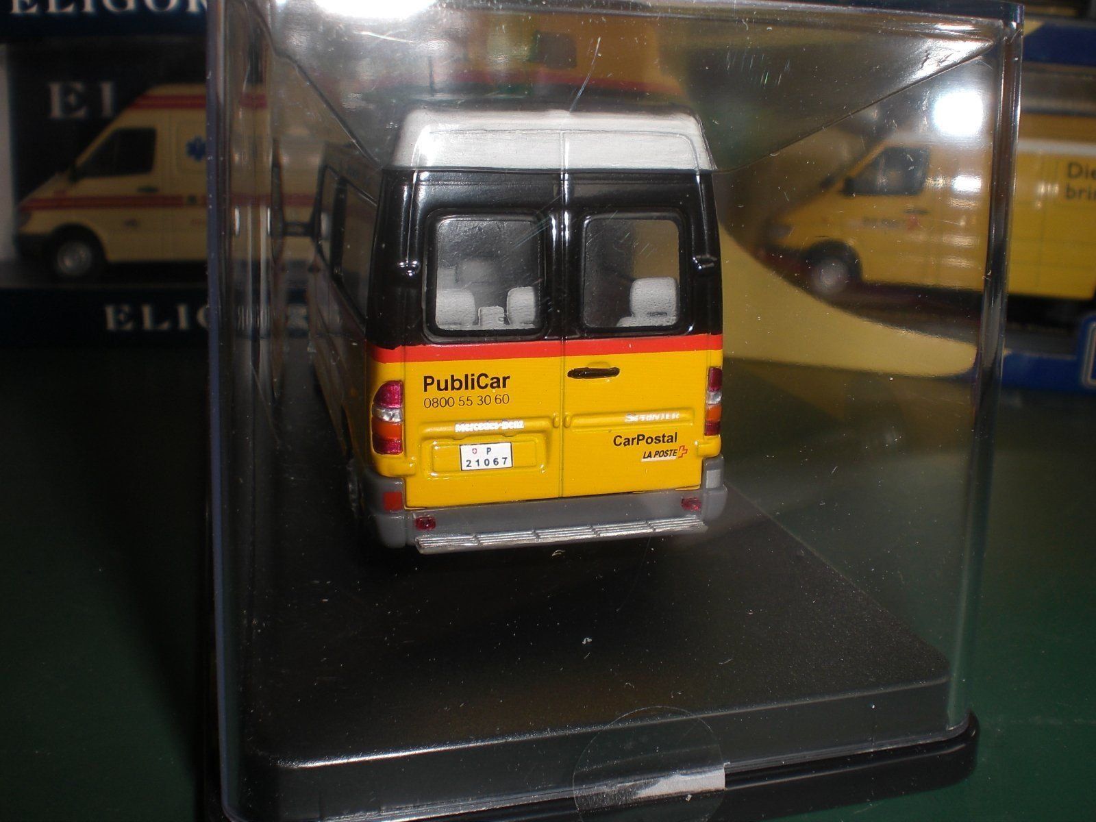 Mercedes-Benz Modellini d'auto: Mercedes-Benz Sprinter Minibus Phase II 2000-2002 "Schweizer – Nuovo e nell'imballaggio originale da Gerlafingen venduto da espero88 4