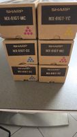 6xOriginal Sharp MX-61GT Toner Set–2xCyan,2xMagenta,2×Yellow