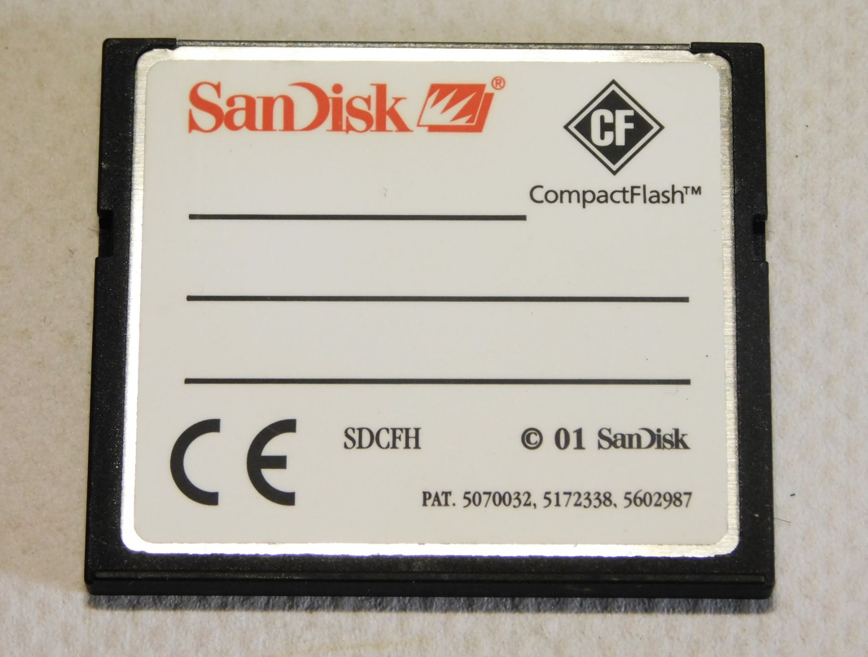 Sandisk Schede di memoria: 512MB Sandisk Compact Flash Card – Usato da Emmenbrücke venduto da Ulisse-22 1