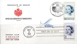 PRINCESSE GRACE KELLY PRINCIPATE DE MONACO FIRST DAY COVER