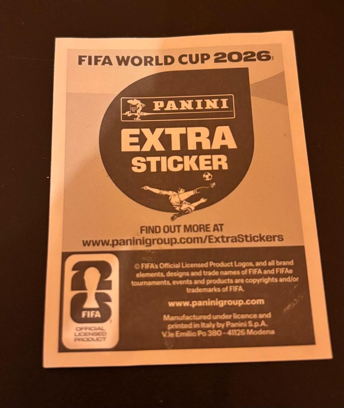 Panini Sammelbilder & Trading cards: Panini Extra Sticker Lionel Messi Silver 2026 – Neu (gemäss Beschreibung) aus Thun von lenzair 1