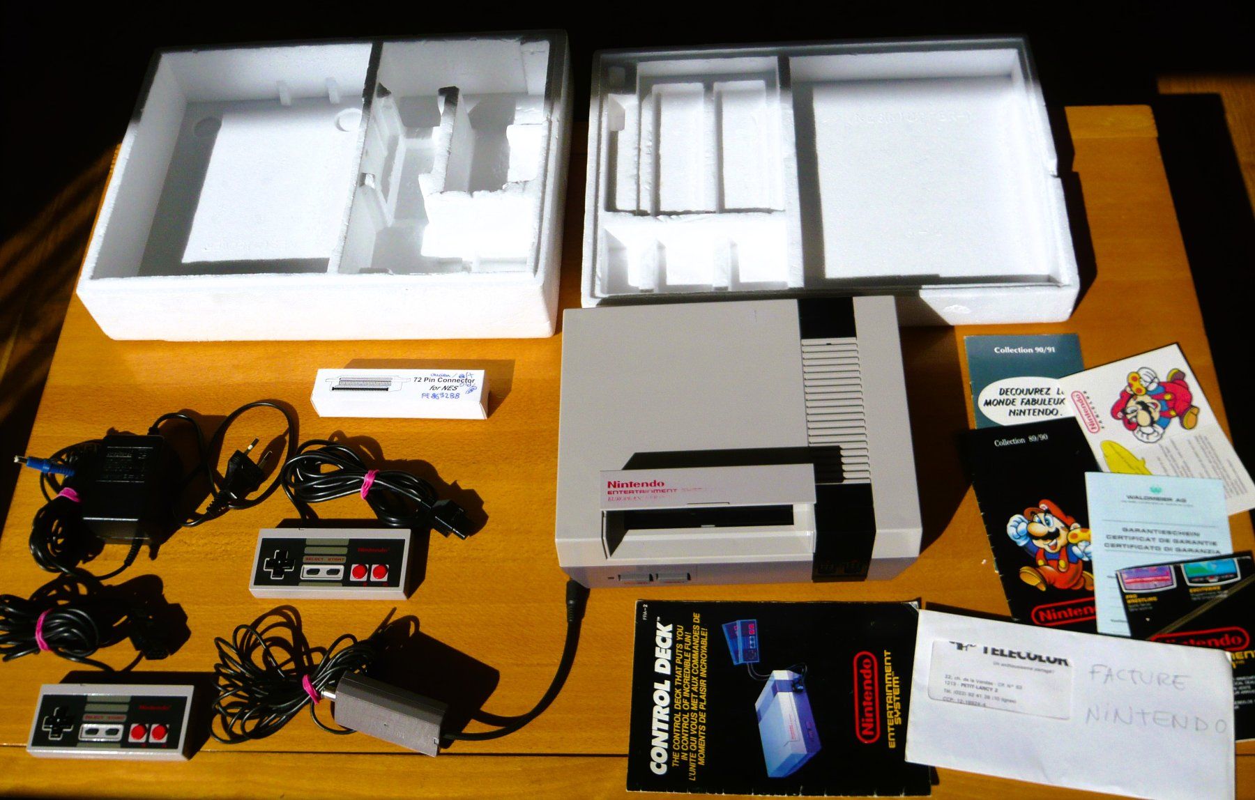 Nintendo Console: NES: Console complète ! Boite,Sagex,Câbles,Notice,Manettes – Usato da Onex venduto da Jaguar1986 2