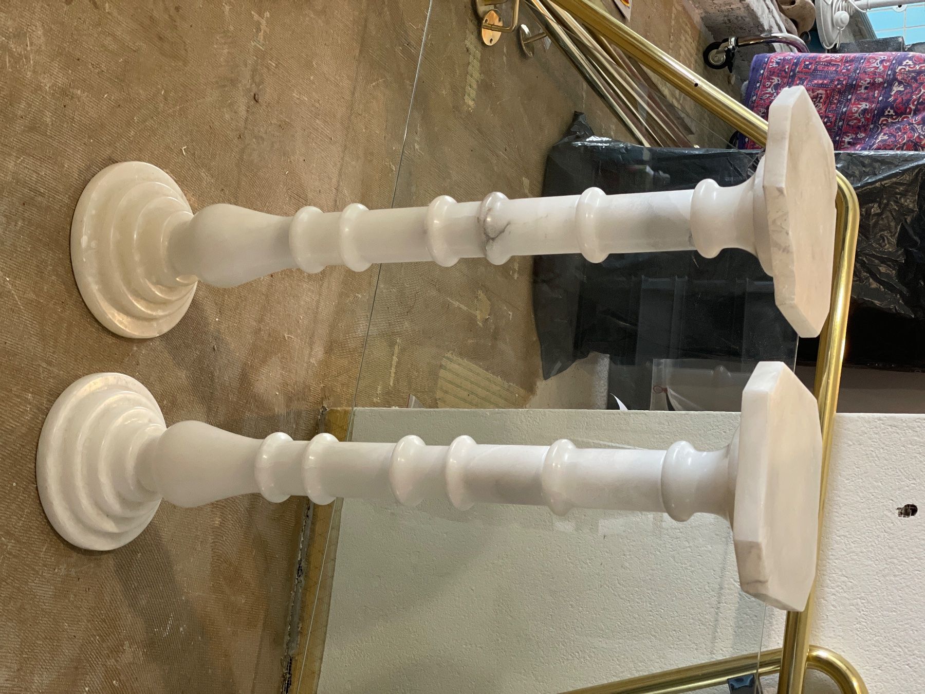 Altro per la casa: Pair of quality solid marble high stands – Usato da Zollikon venduto da kmg1 1