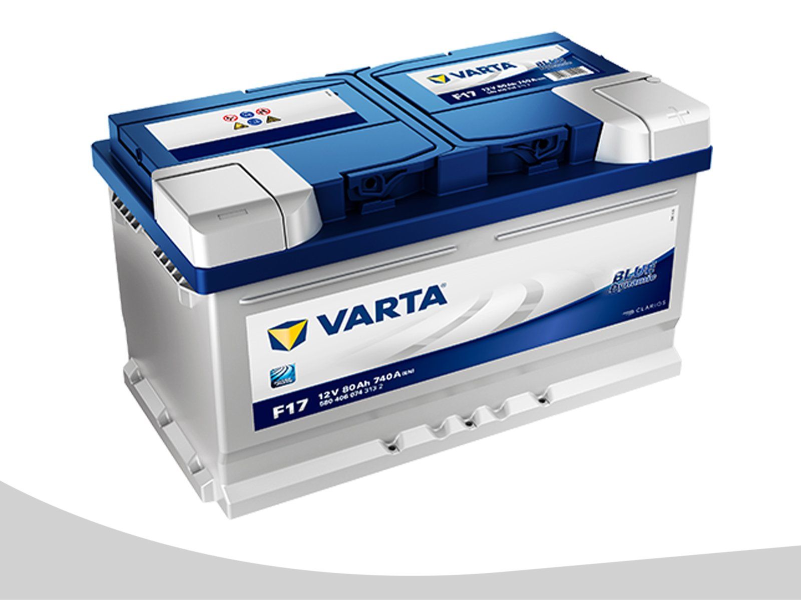 Varta Batterien: Varta F17 Batterie 12V 80Ah 740A Blue Dynamic (580406074) – Neu (gemäss Beschreibung) aus Rümlang von CarpartsPromoNr1