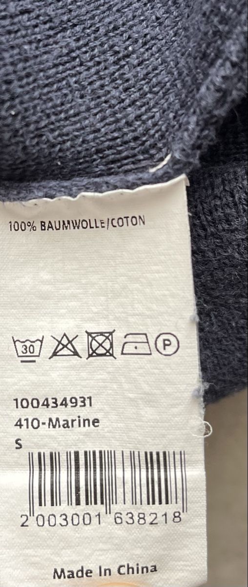 Manor Maglioni & Felpe: Pullover Manor Marineblau mit Reissverschluss – Usato da Suhr venduto da Phile05 3