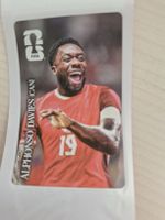 Alphonso Davies (CAN) Top Zustand Panini CocaCola Sammelbild
