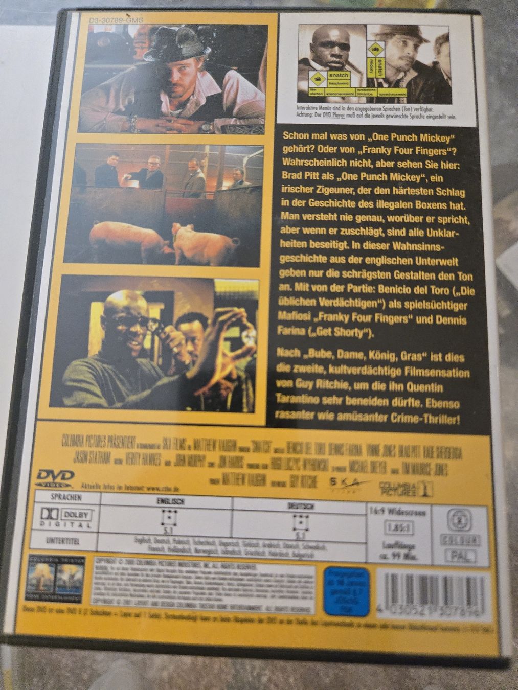 Tutti i DVDs: Snatch DVD – Usato da Bussigny venduto da Kfdlt 1