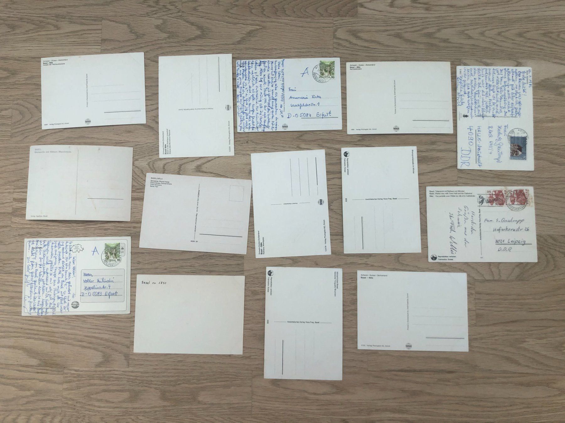 Cartoline postali: 14x Basel Diverse Karten – Usato da Hefenhofen venduto da Bierinder 1