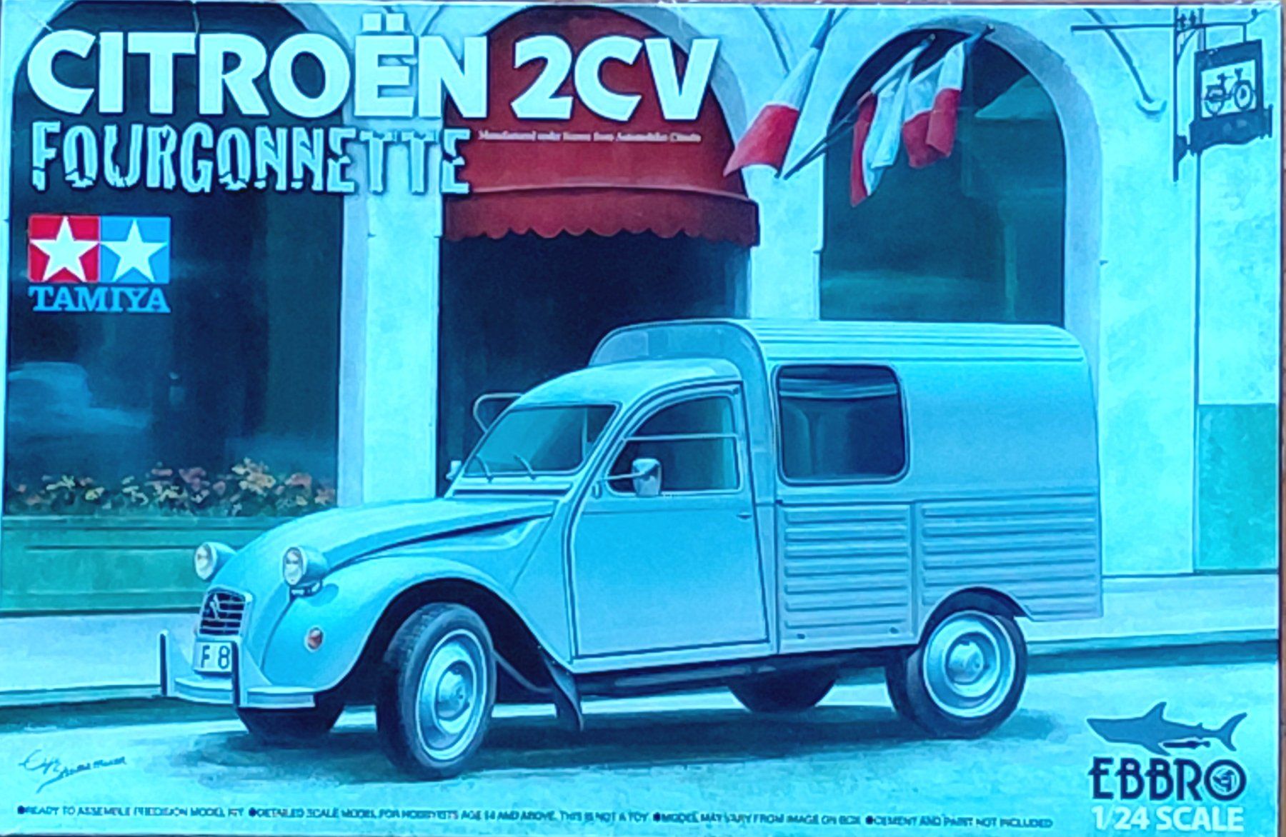 Citroën Modellini d'auto: Ebbro 25001 Citroën 2CV Fourgonnette 1:24 – Nuovo e nell'imballaggio originale da Châtillens venduto da rei_y82w