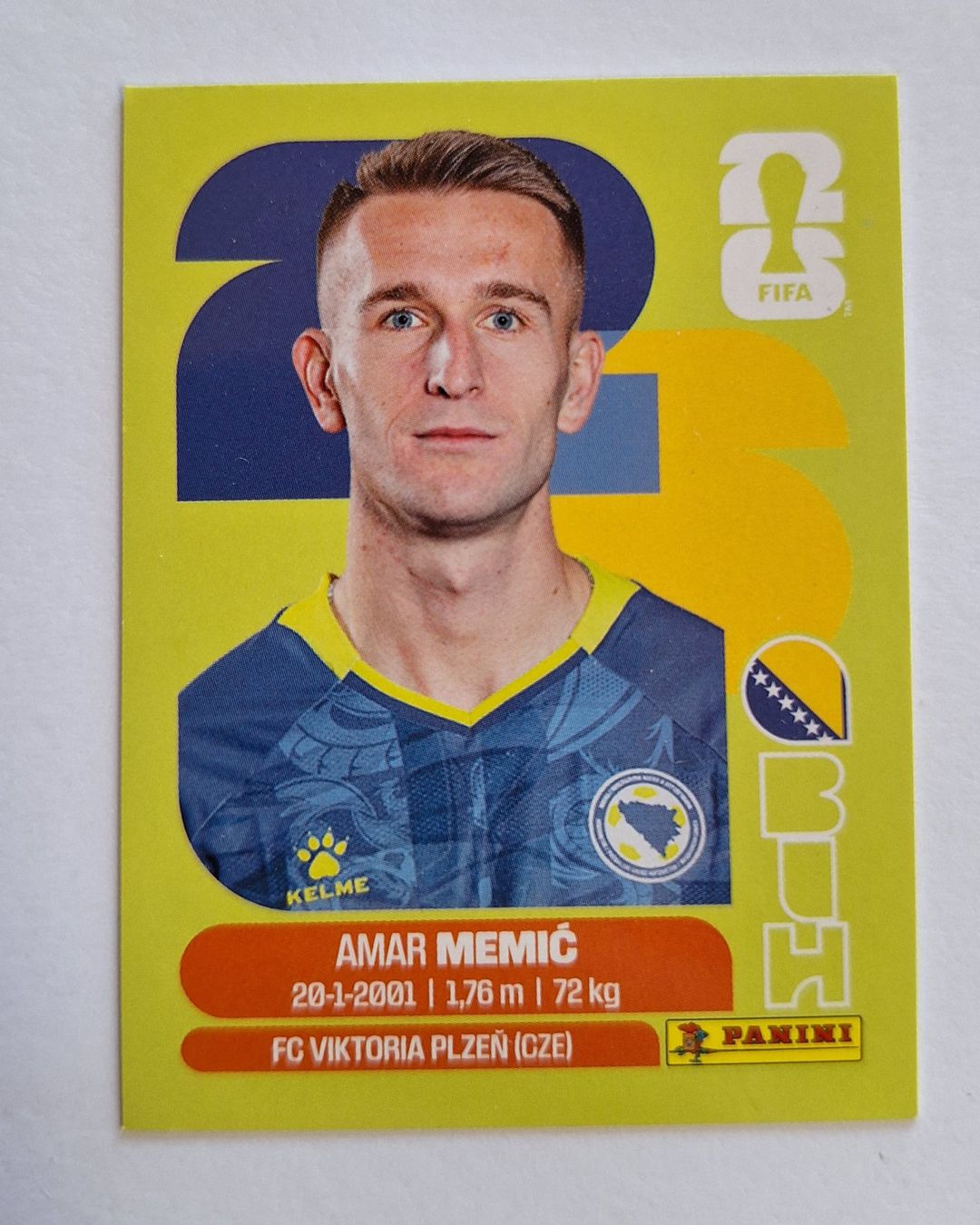Panini Carte collezionabili: Panini Amar Memić BIH 16 – Nuovo (secondo la descrizione) da Romanens venduto da Crocette