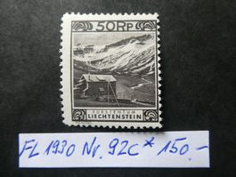 FL 1930 Nr. 92C ungestempelt