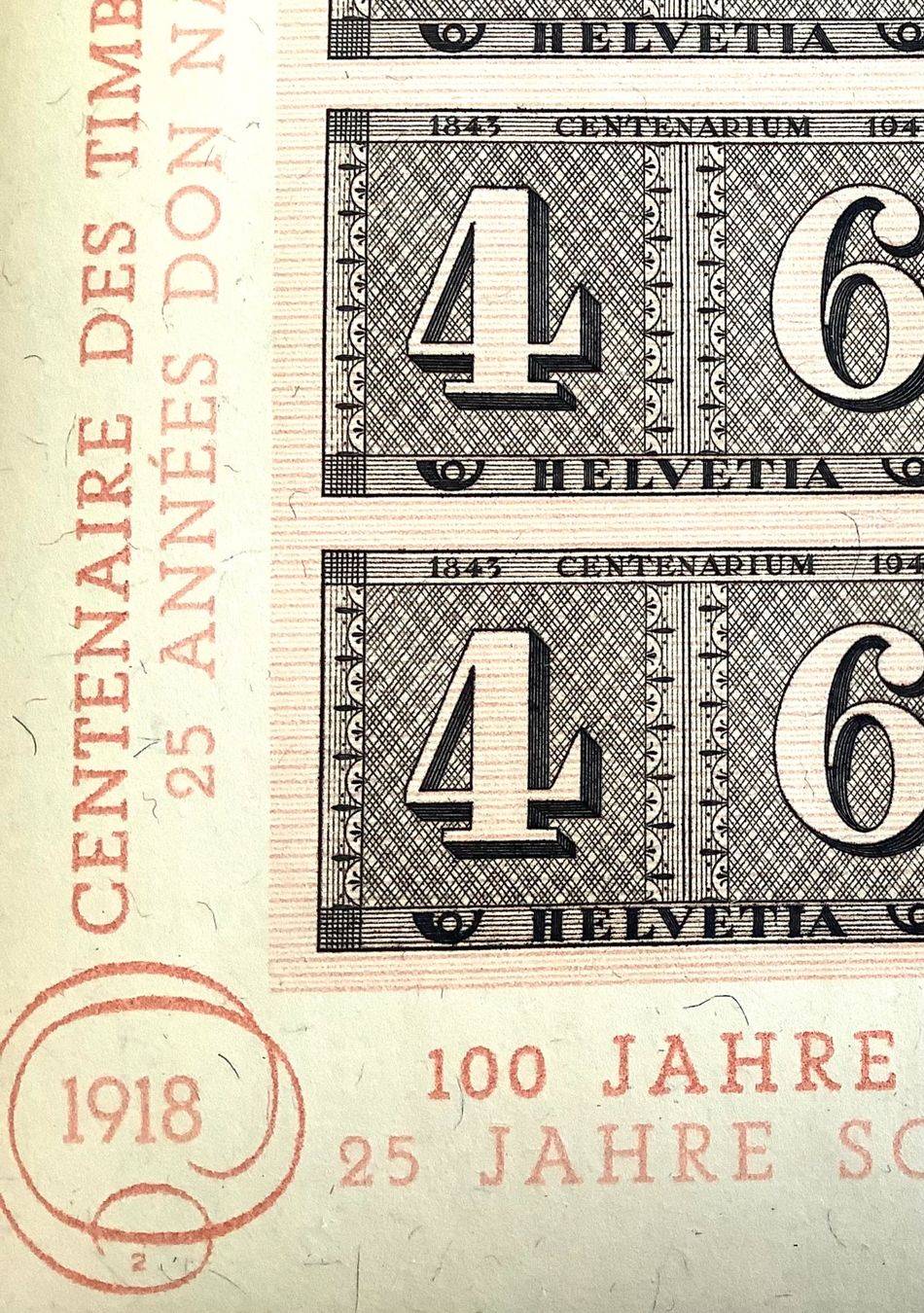 Tutti i francobolli: 1943 - Luxusblatt W16 - postfrisch ** N.2 – Nuovo (secondo la descrizione) da Liestal venduto da Skunk02 1